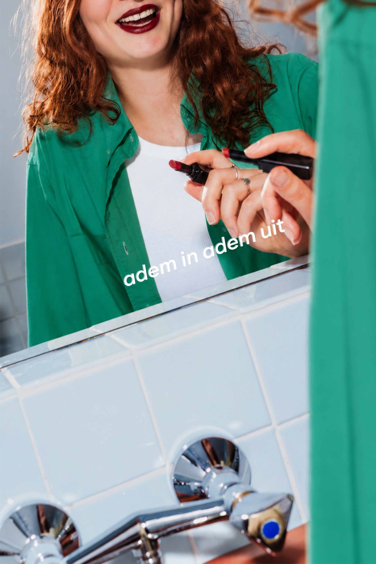 spiegelboodschap - adem in adem uit