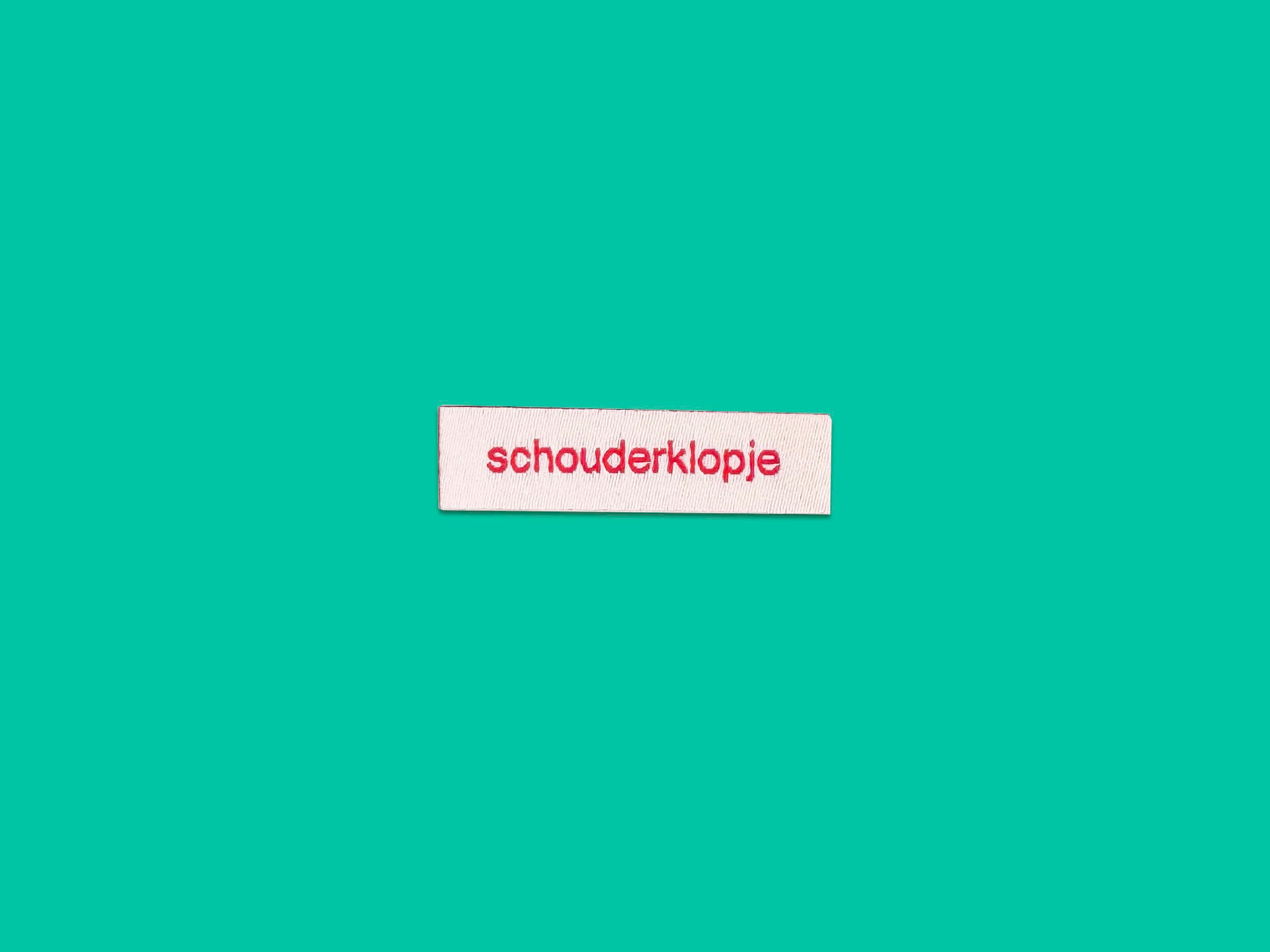 schouderklopje