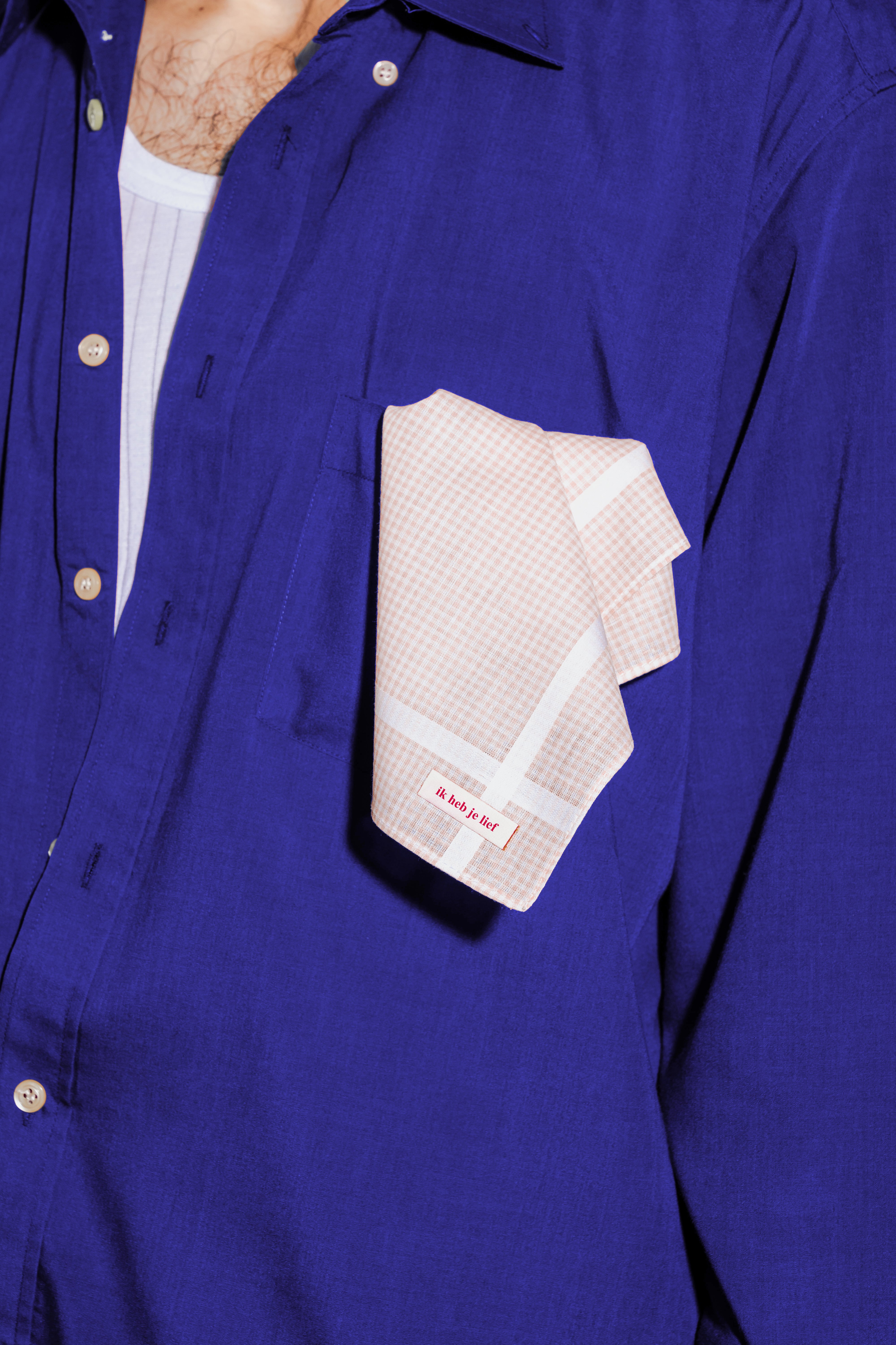 zakdoek - ik heb je lief