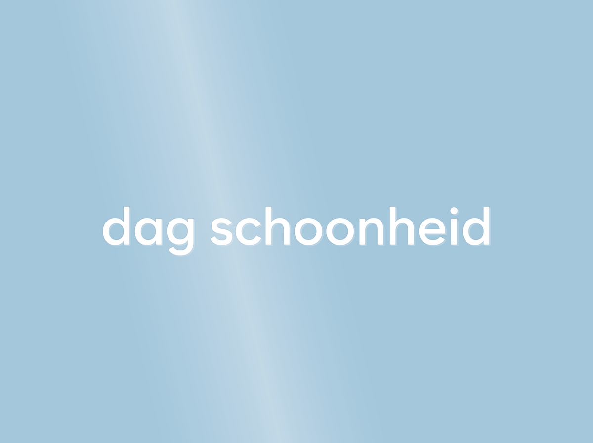 spiegelboodschap - dag schoonheid