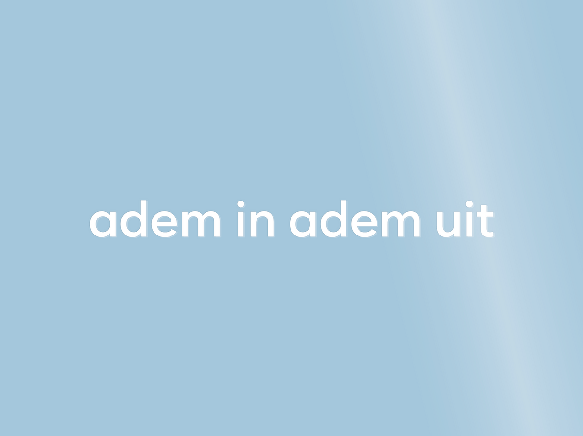 spiegelboodschap - adem in adem uit