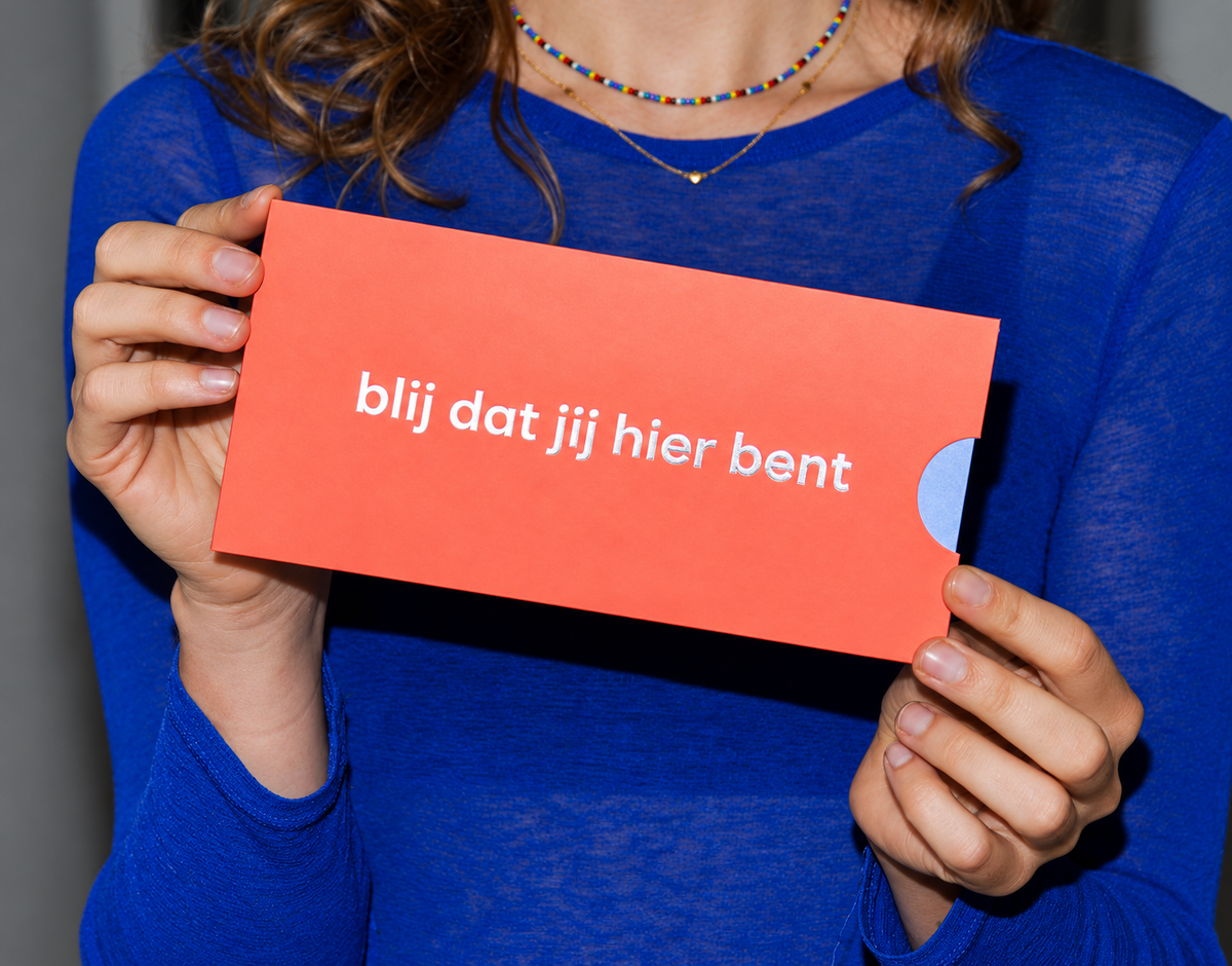 spiegelboodschap - blij dat jij hier bent