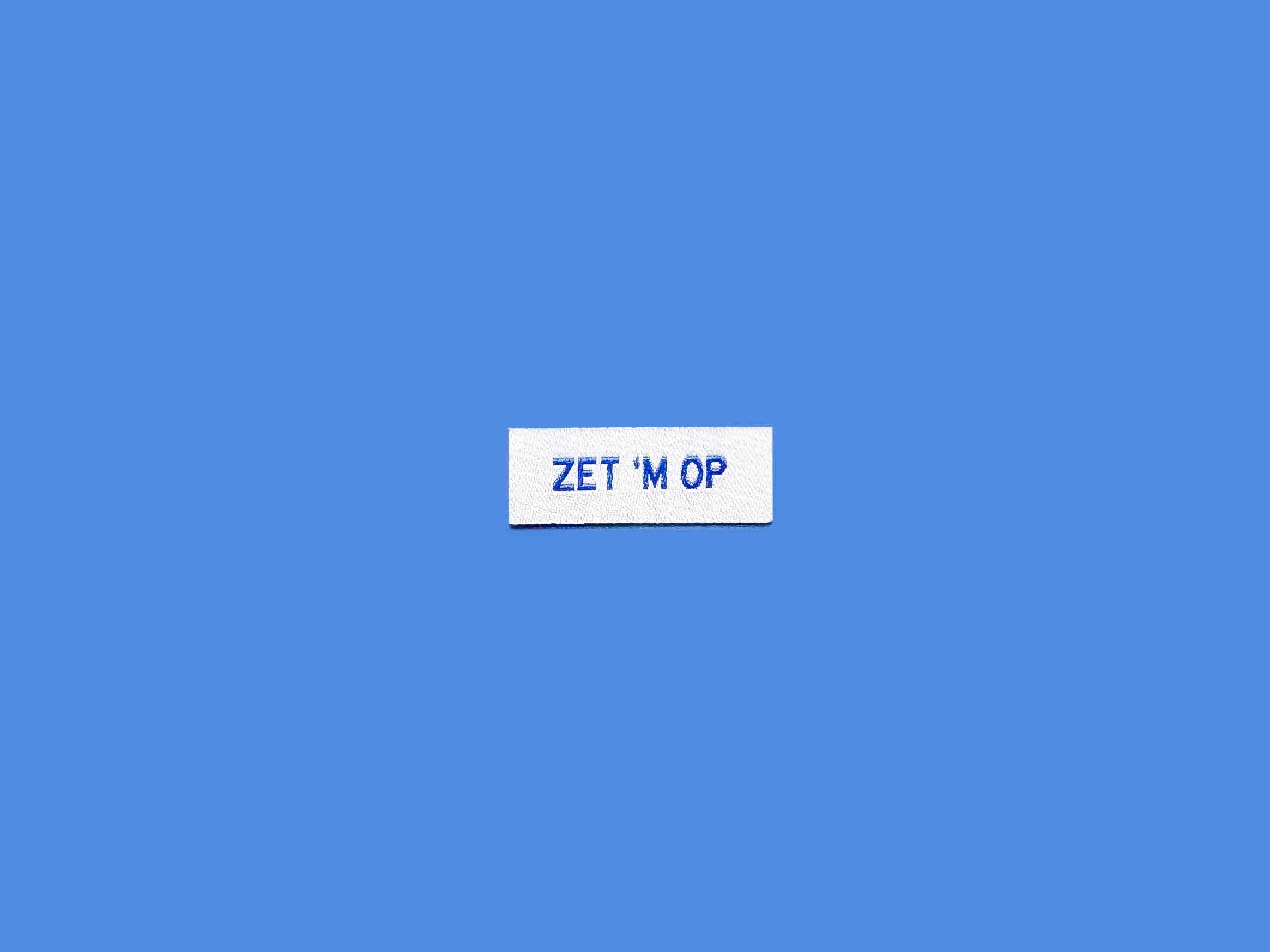 zet 'm op