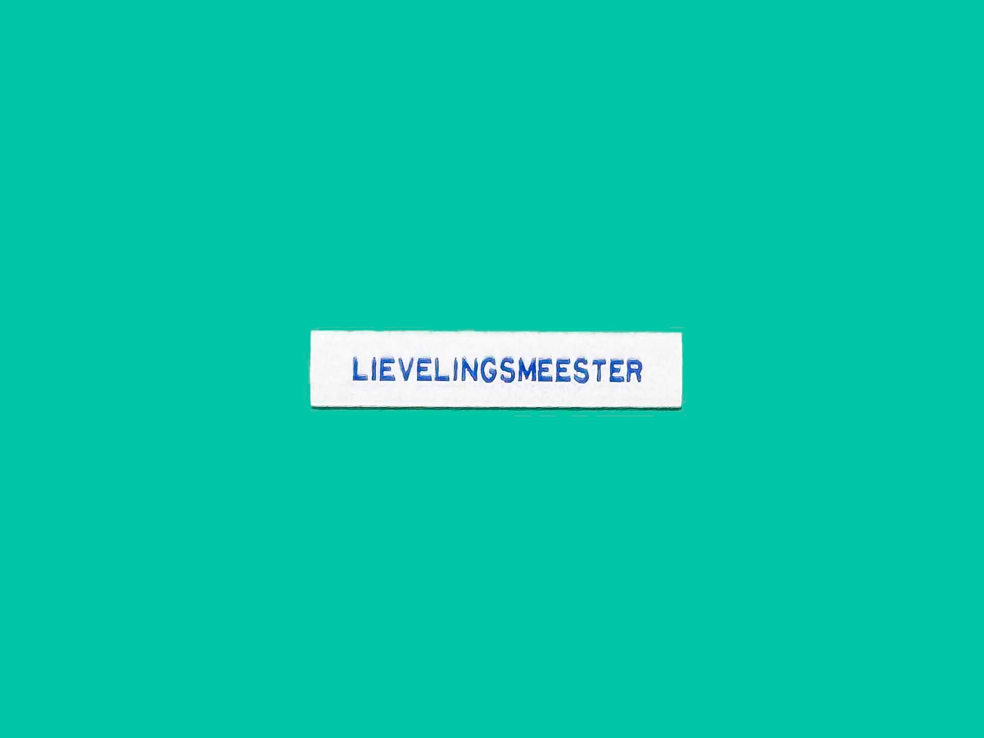lievelingsmeester